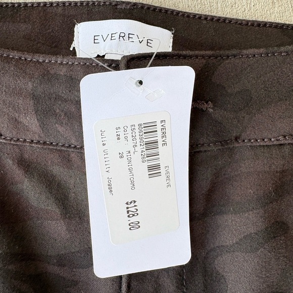 Evereve Level 99 Julia Utility Midnight Camo Jogger Size 28 NEW - Picture 5 of 6